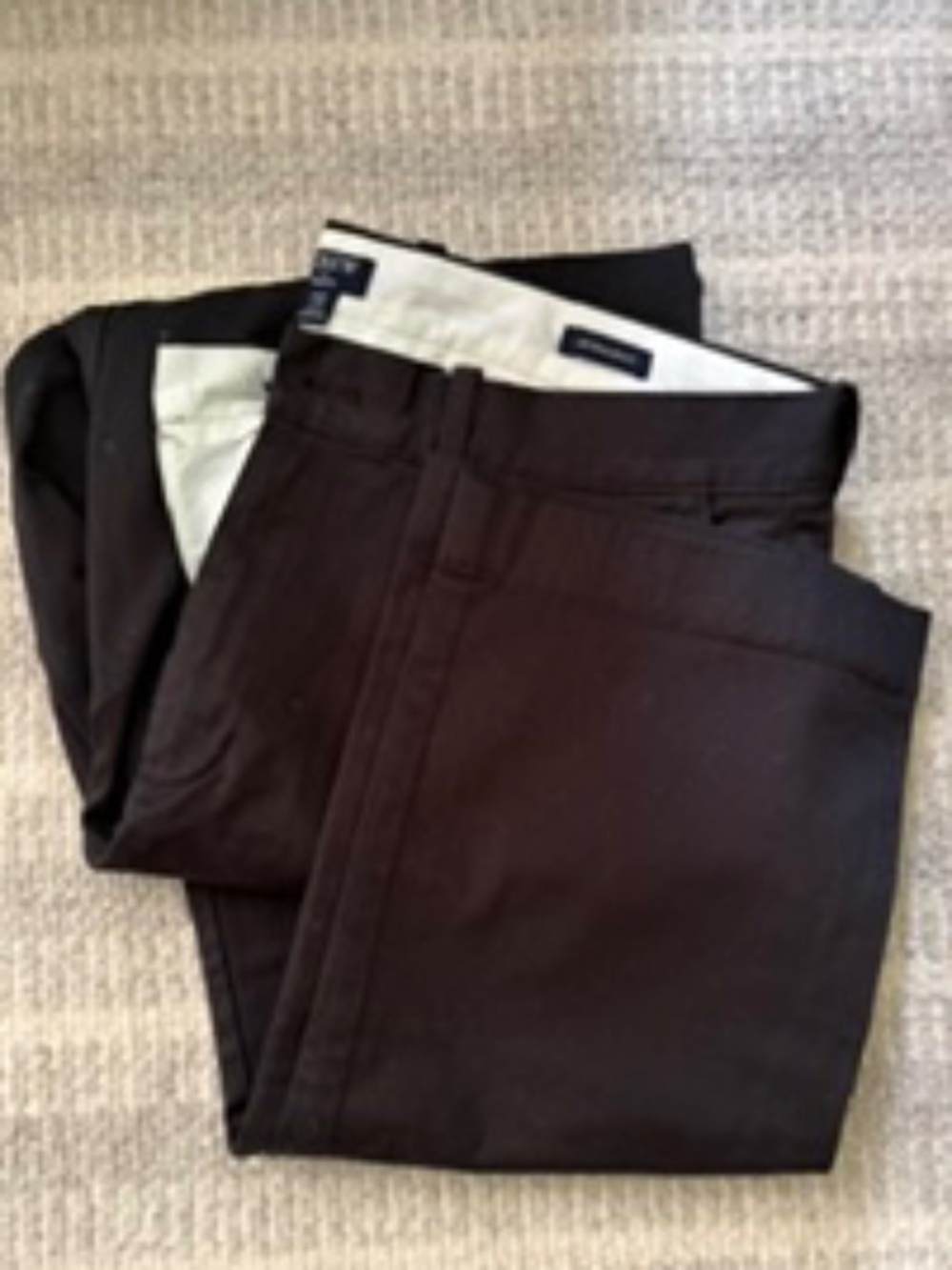 J Crew Flex chinos, Black, 34x 34, NWT
